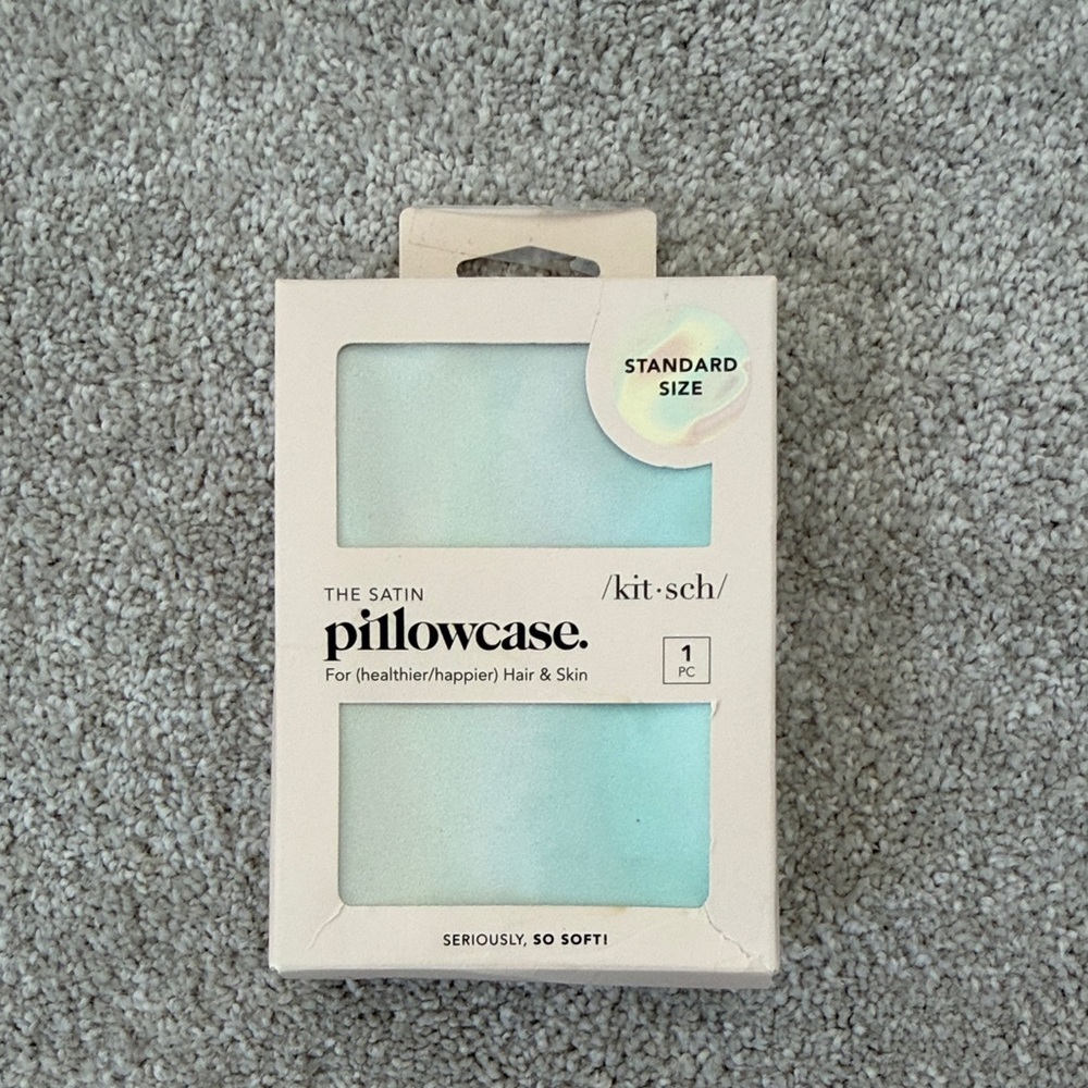 Kitsch Satin Pillowcase in Aura